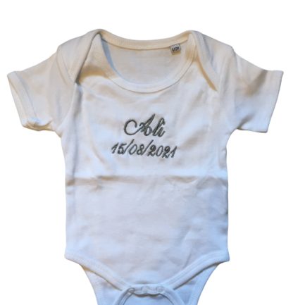 Body bébé blanc