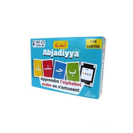 Jeu de cartes « Abjadiyya » - Apprendre l'alphabet arabe en s'amusant